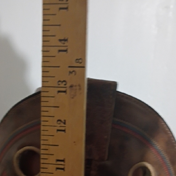 HH Double H Brown Leather Cowboy Boots Western Boots Size 14D - Picture 14 of 15